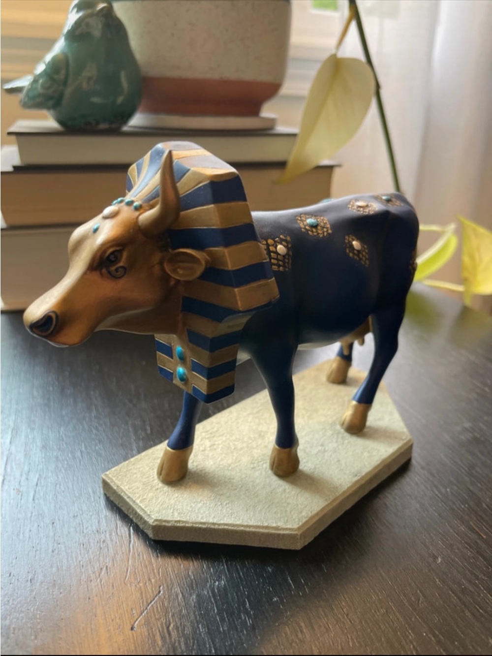 CowParade Tutancowmon Cow Figurine Item #9126